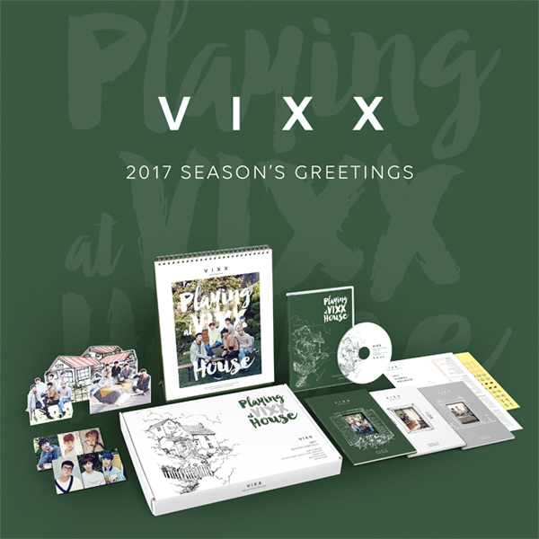 VIXX - 2017 SEASON GREETING + โปสเตอร์พร้อมกระบอกโปสเตอร์