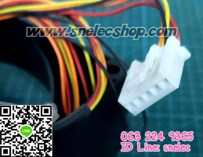 พัดลมตู้เย็น โตชิบา พาร์ท AU-11240R-01 DC 12V 0.25A. 4สาย