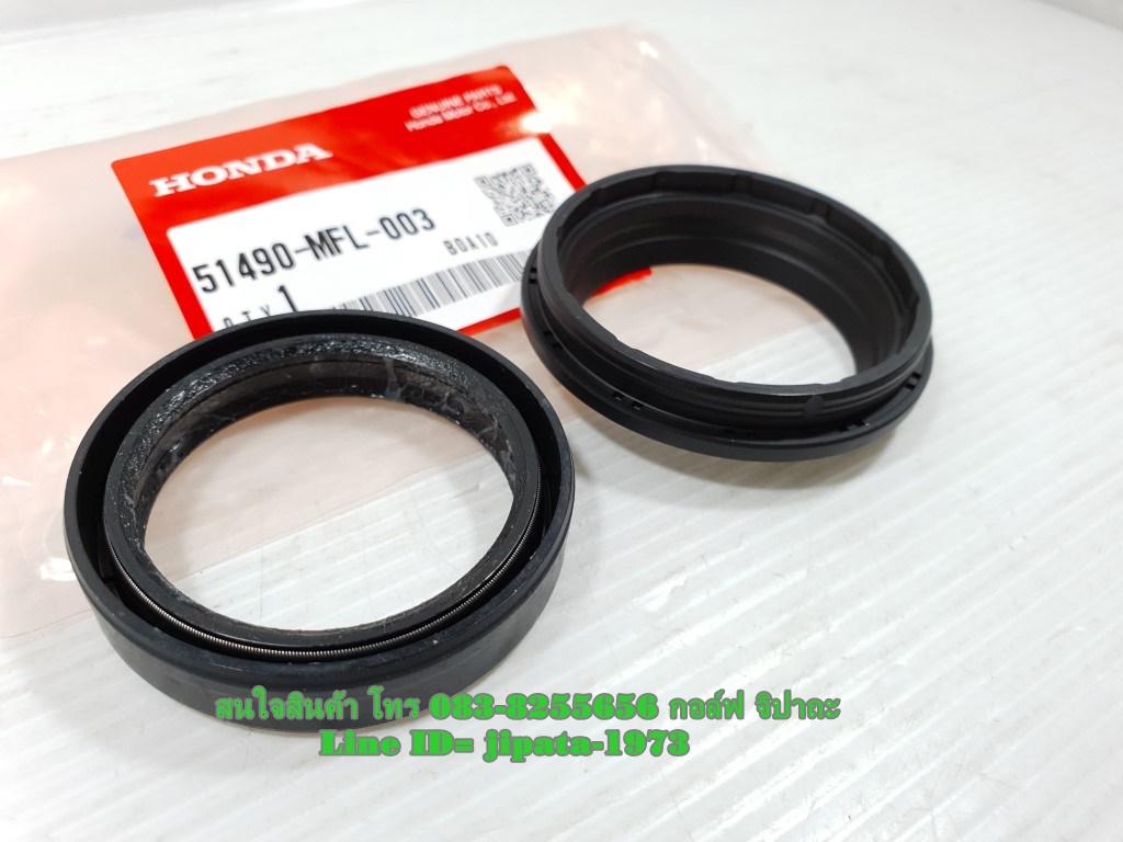 (CRF 250) ซีลโช้คหน้าและซีลกันฝุ่น Honda CRF 250L,CRF 250M,CRF 250 Rally แท้ (ราคาต่อชุด)