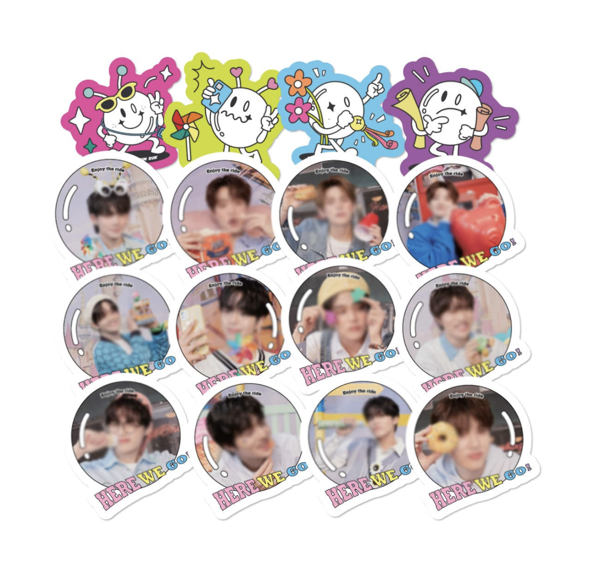 TREASURE - [PATCHMANIA] TREASURE WORLD STICKER SET ระบุ แบบที่ต้องการ