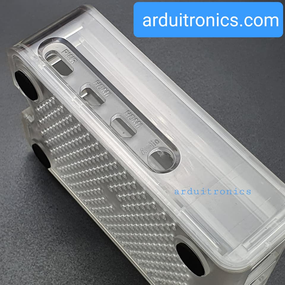 Official Case for Raspberry Pi 4ฺB Transparent - แบบฝาเลื่อน (สีใส)