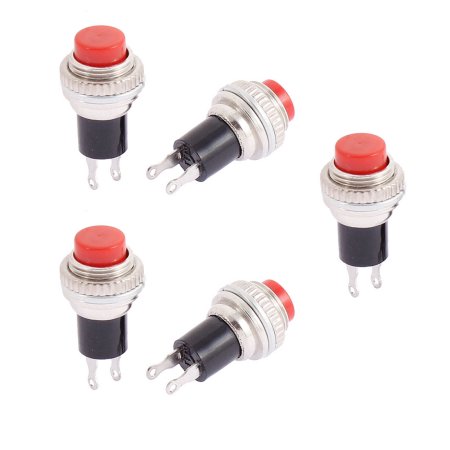 สวิตช์ กดติด/ปล่อยดับ DS-314 10mm (สีแดง) 1 ชิ้น