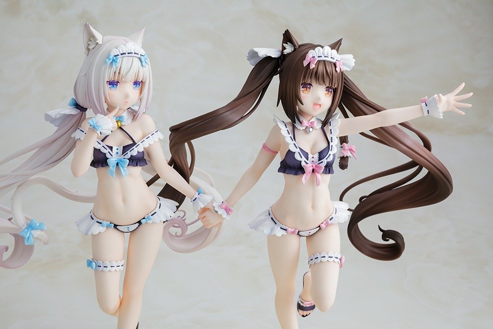 "Pre-Order" KDcolle 1/7 "Nekopara" Chocola & Vanilla Maid Swimsuit ver. KADOKAWA Special Set