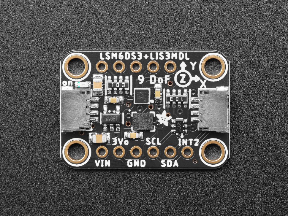 Adafruit LSM6DS3TR-C + LIS3MDL - Precision 9 DoF IMU - STEMMA QT / Qwiic (แท้จาก Adafruit, USA)