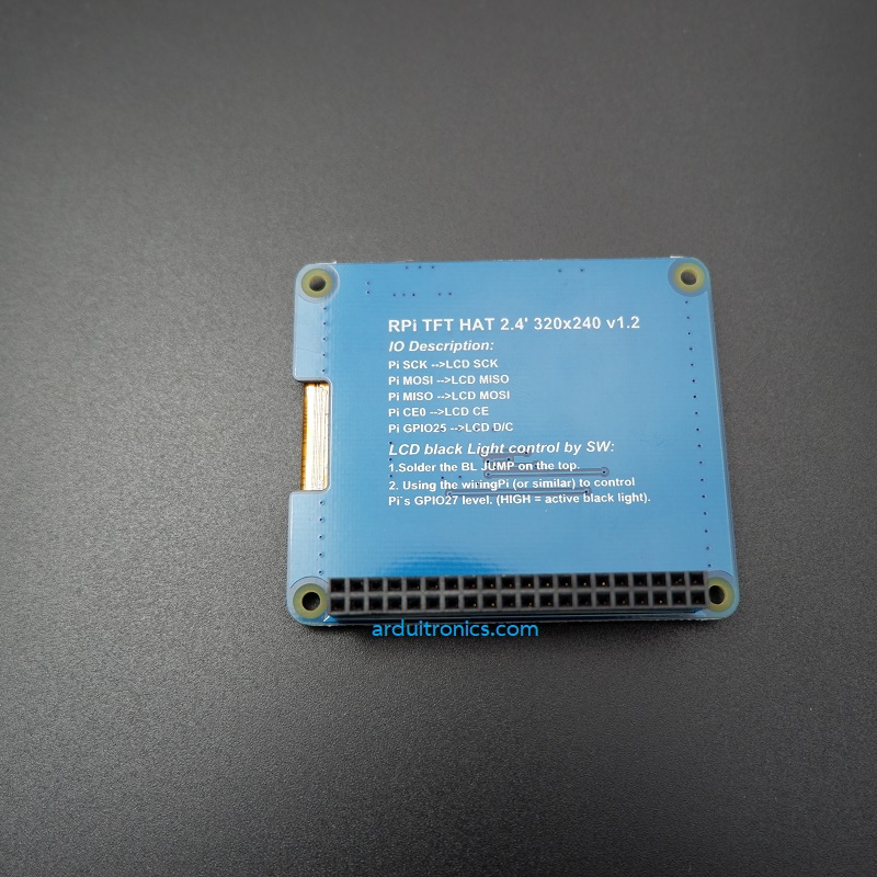 RPi TFT HAT 2.4" 320x240 V1.2