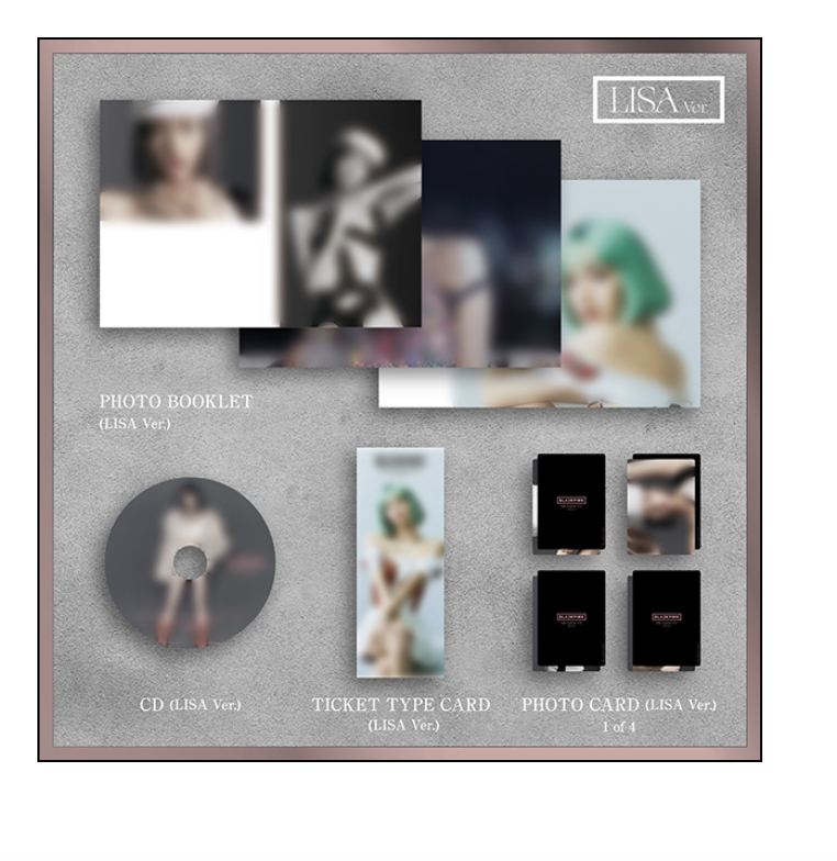 BLACKPINK - THE ALBUM -JP Ver แบบ Lisa Ver.(CD + Special Photo Book)ของญี่ปุ่นนะคะ