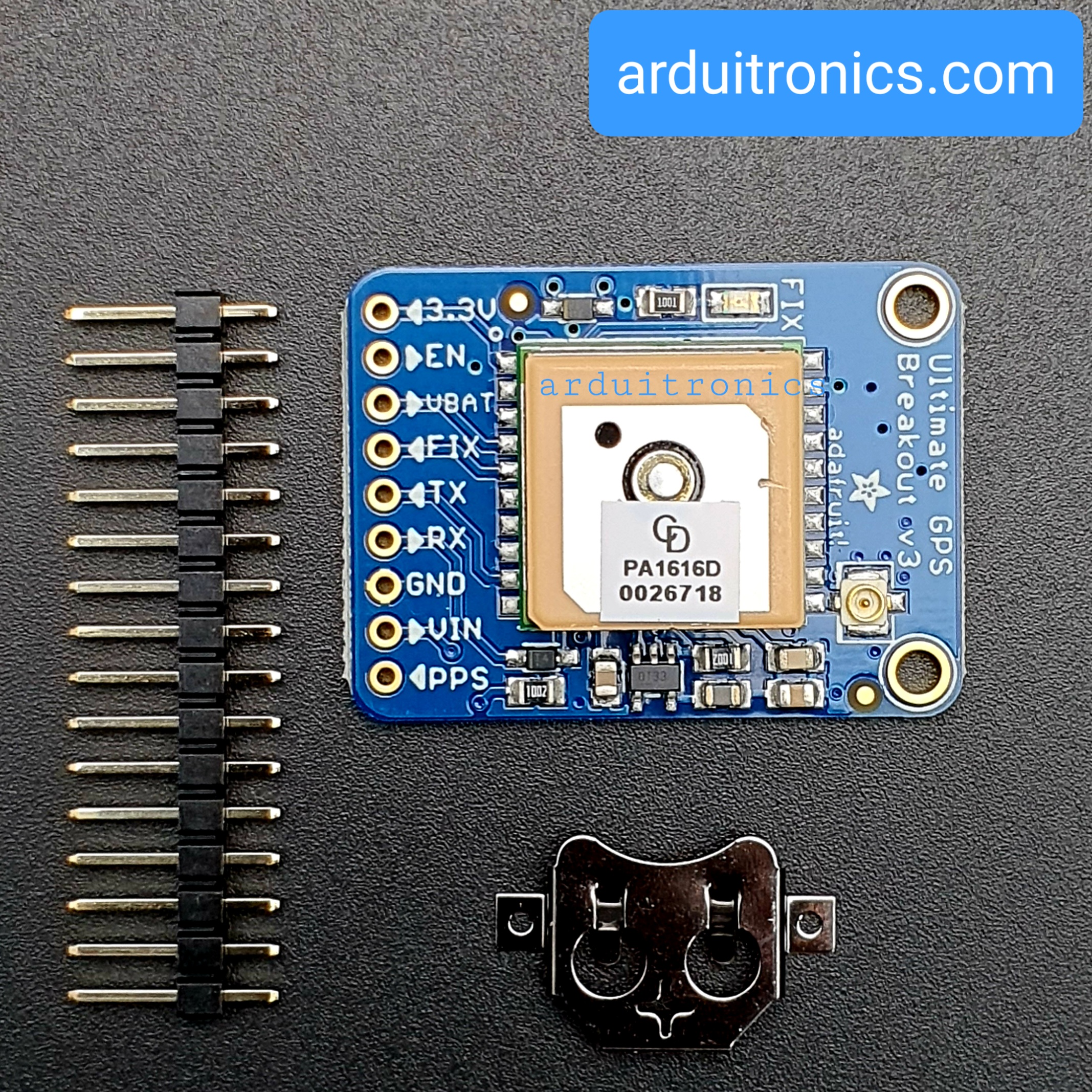 Adafruit Ultimate GPS Breakout with GLONASS + GPS - PA1616D - 99 ...