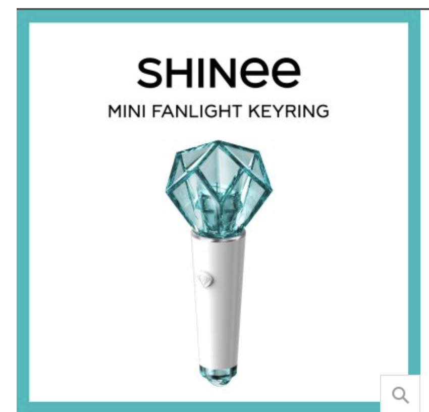 SHINEE - OFFICIAL MINI LIGHT STICK KEYRING