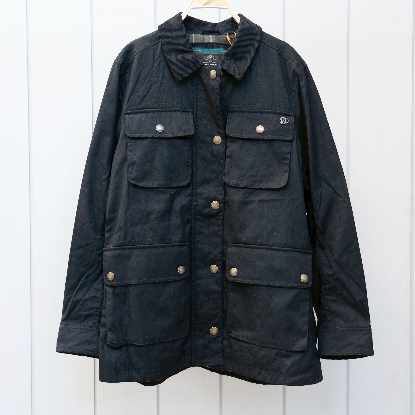 Superdry Wax Jacket – Black