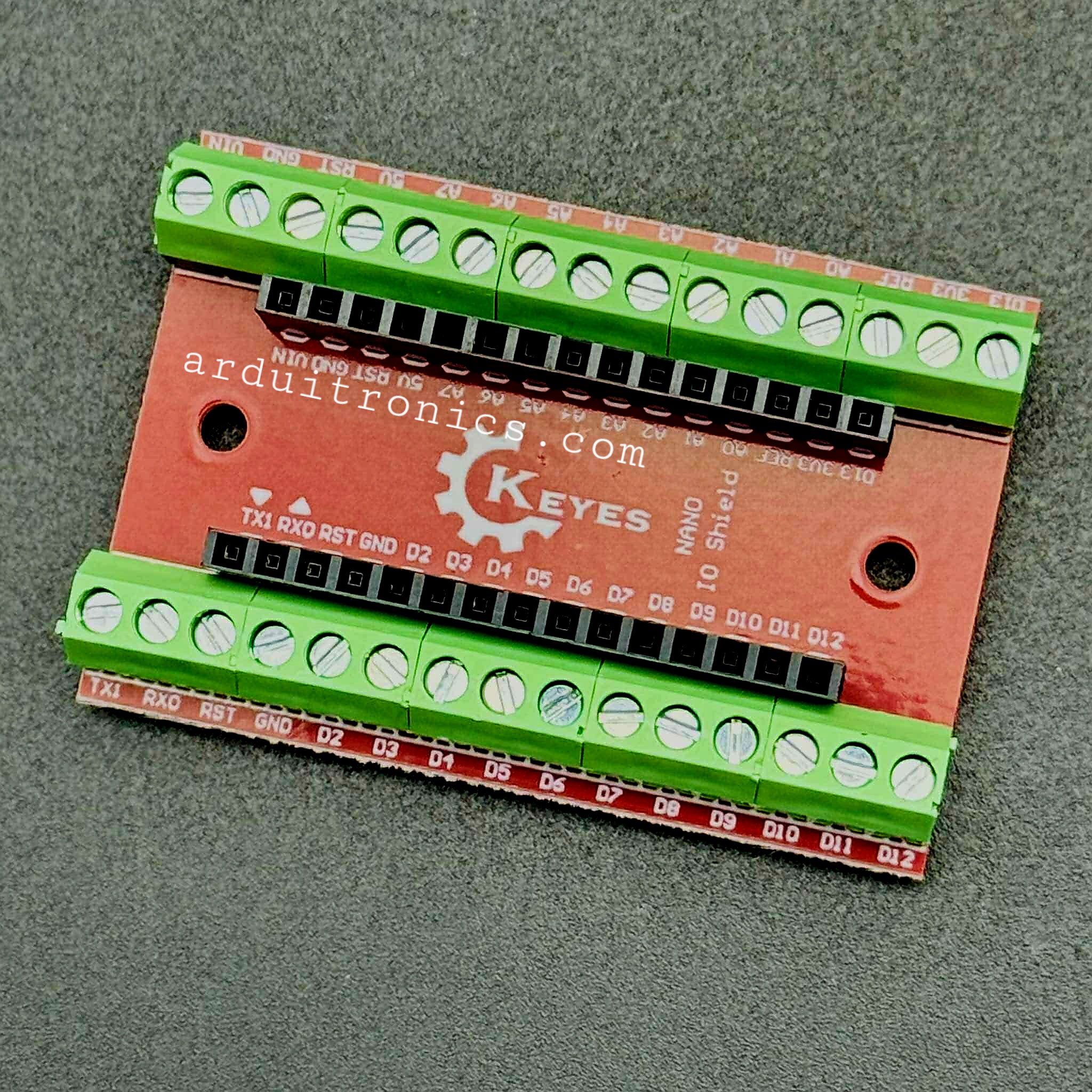 Arduino Nano IO Shield (Screw Connector)