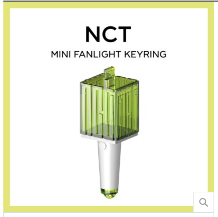 NCT - OFFICIAL MINI LIGHT STICK KEYRING