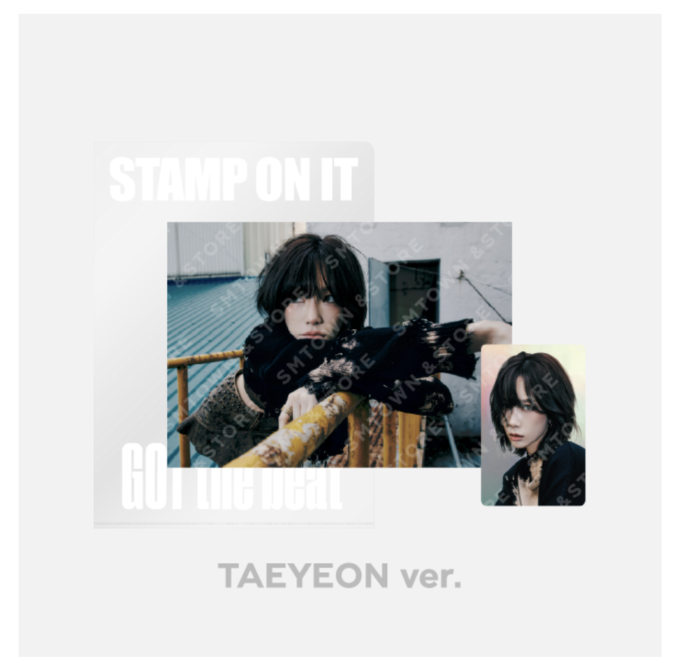 GOT the beat -GOT the beat The 1st mini Album - 'Stamp On It' MD Collection] - ของสะสม POSTCARD + HOLOGRAM PHOTO CARD SET - Taeyeon