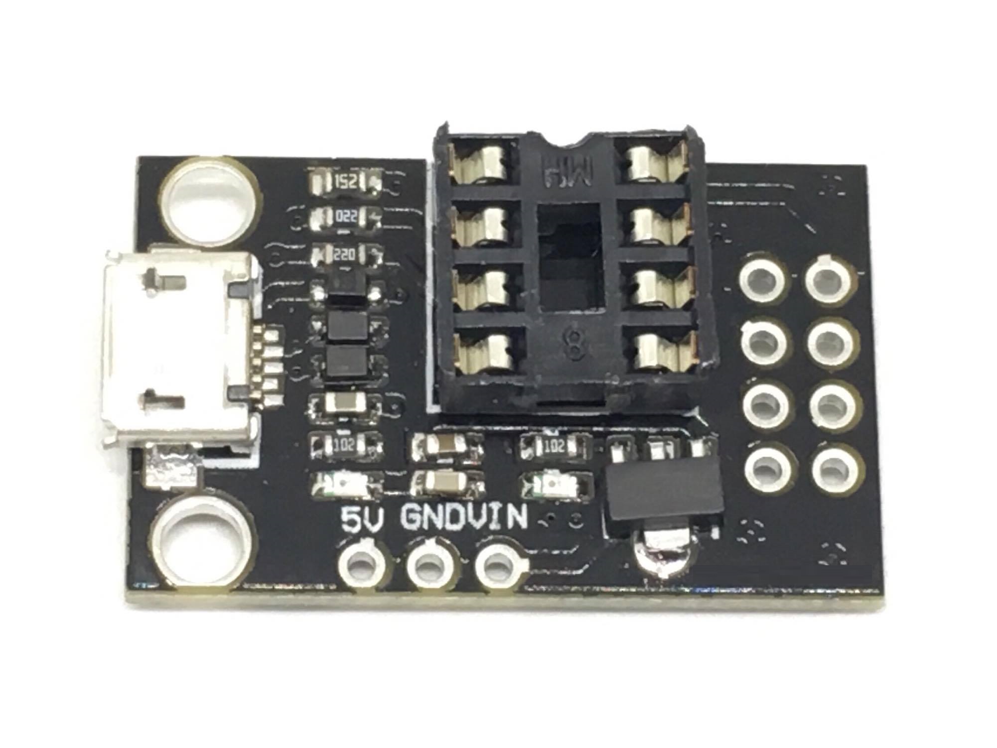 Digispark ATtiny13A ATtiny25 ATtiny45 ATtiny85 Programmer Socket Adapter + Pin Header