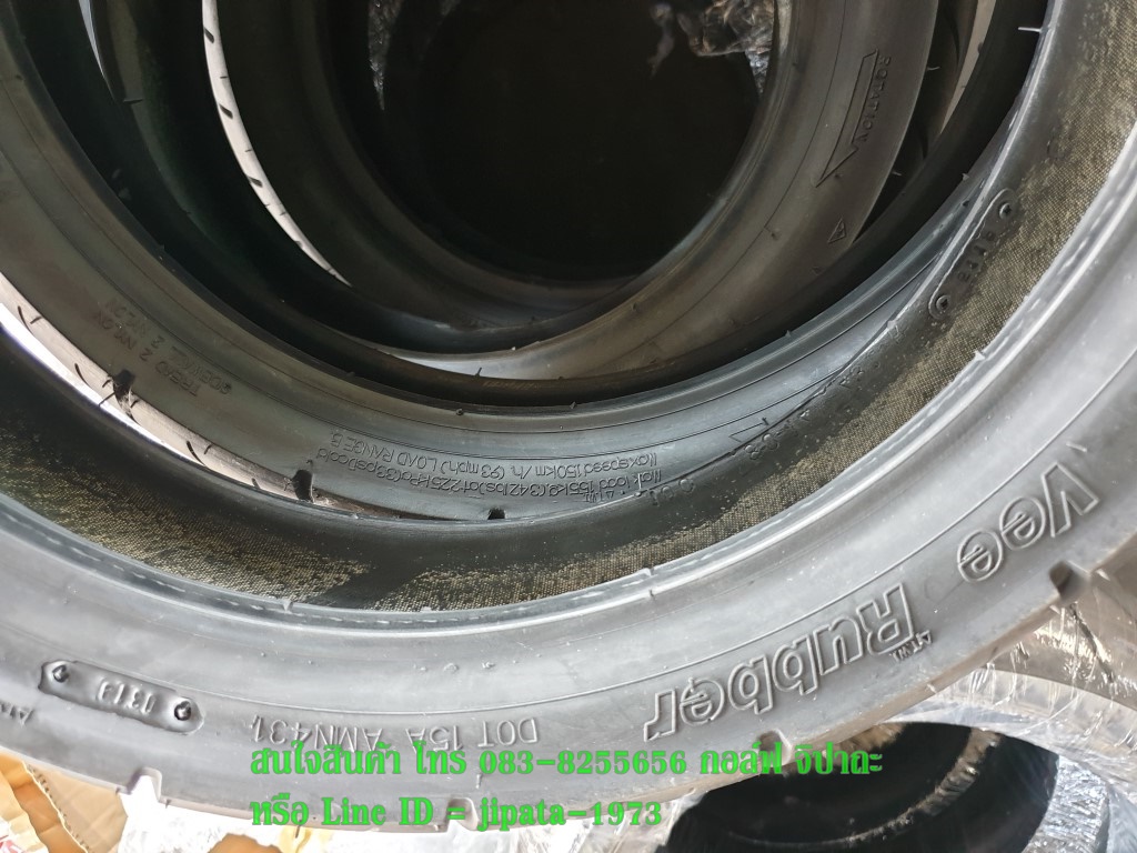 ยางนอก ยี่ห้อ Vee Rubber ติดรถ Honda Click 150 i ขนาดวงล้อ 14 นิ้ว