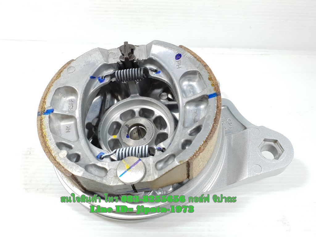 (Wave 110 i) ชุดฝาเบรคหลัง พร้อมผ้าเบรค Honda Wave 110 i แท้