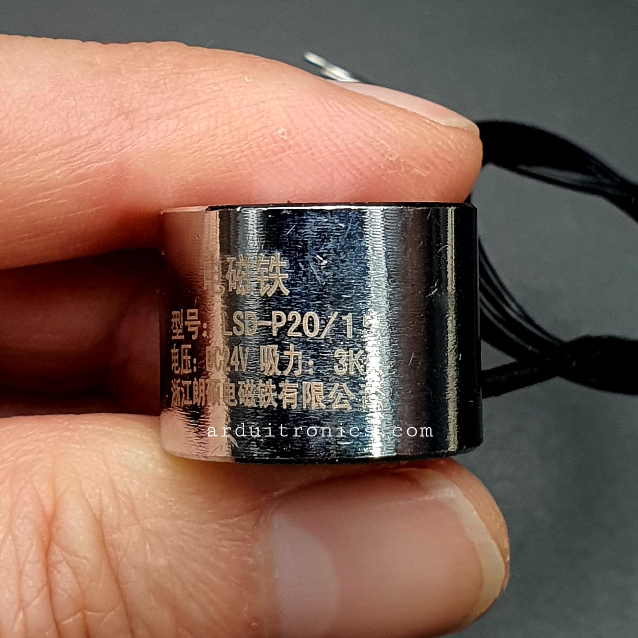 24V Electromagnet (3Kg Holding Force)