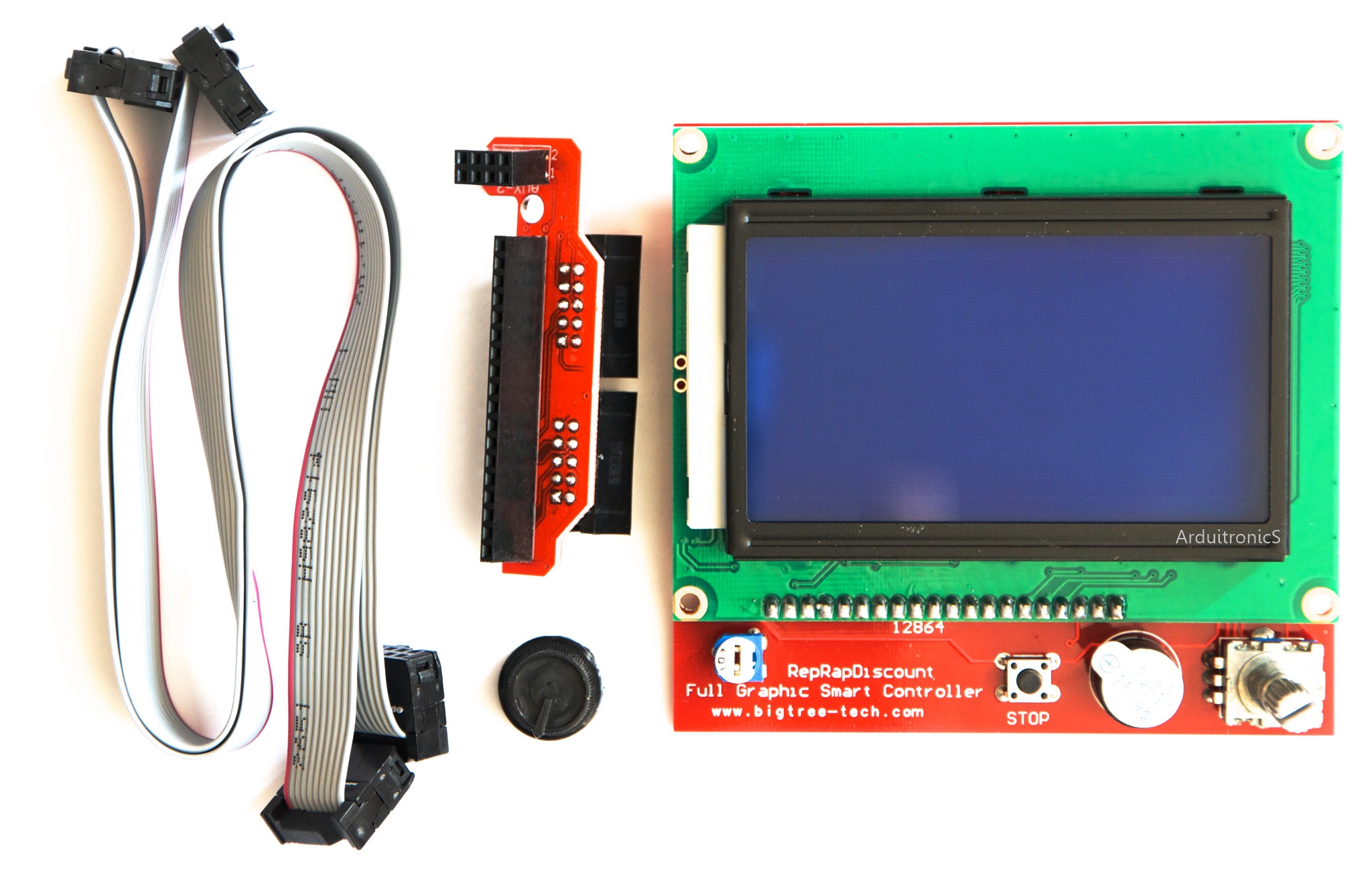 3D Printer Smart Controller RAMPS 1.4 with LCD 12864 Control Panel (Blue Screen)