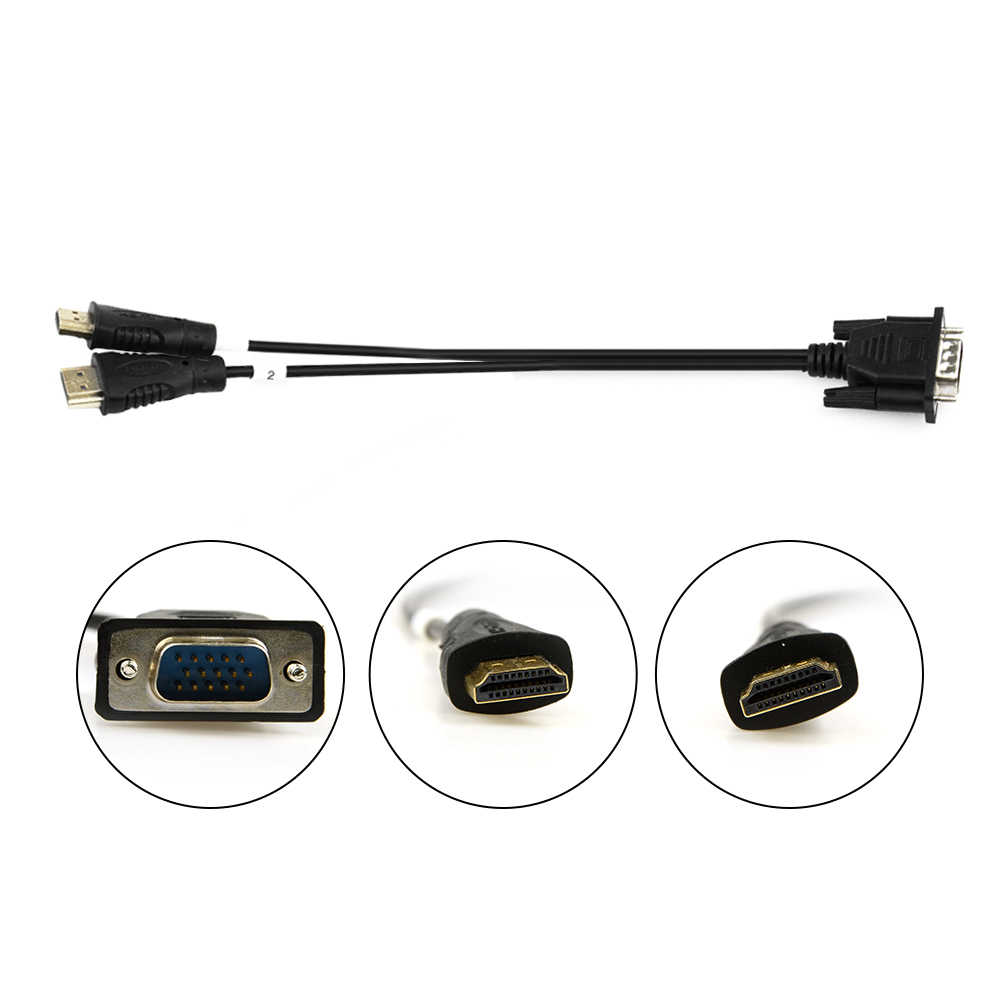 VGA To HDMI Cable For RT809H RT809F LED Programming