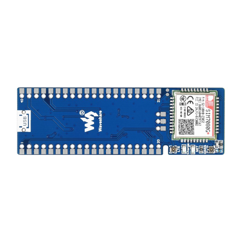 SIM7080G NB-IoT / Cat-M(eMTC) / GNSS Module for Raspberry Pi Pico, Global Band Support (แท้ Waveshare)