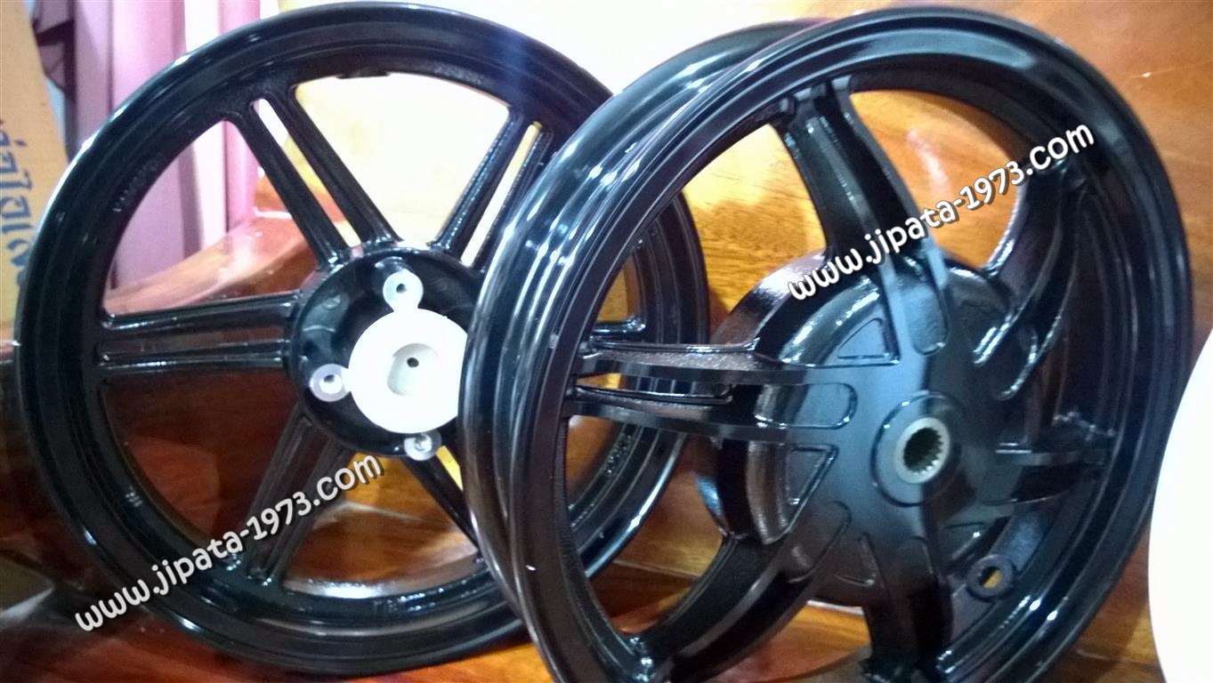 ชุดโปรโมชั่น วันสงกรานต์ ชุดล้อแม็กแท้พร้อมยาง Yamaha Fino,Mio ขอบ 12 นิ้ว