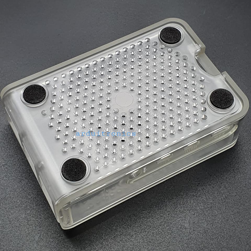 Official Case for Raspberry Pi 4ฺB Transparent - แบบฝาเลื่อน (สีใส)