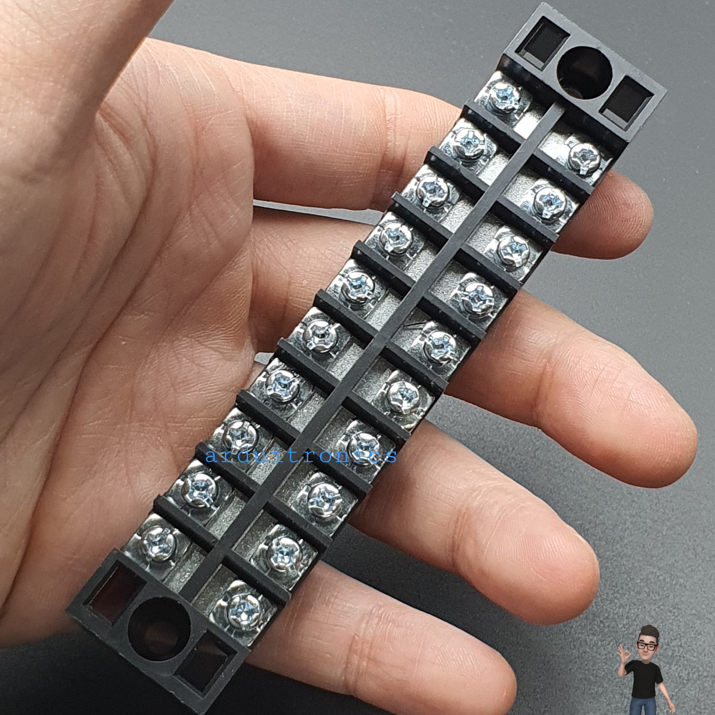 ขั้วต่อ Terminal Block TB-1510 (15A) แบบ 10 ช่อง