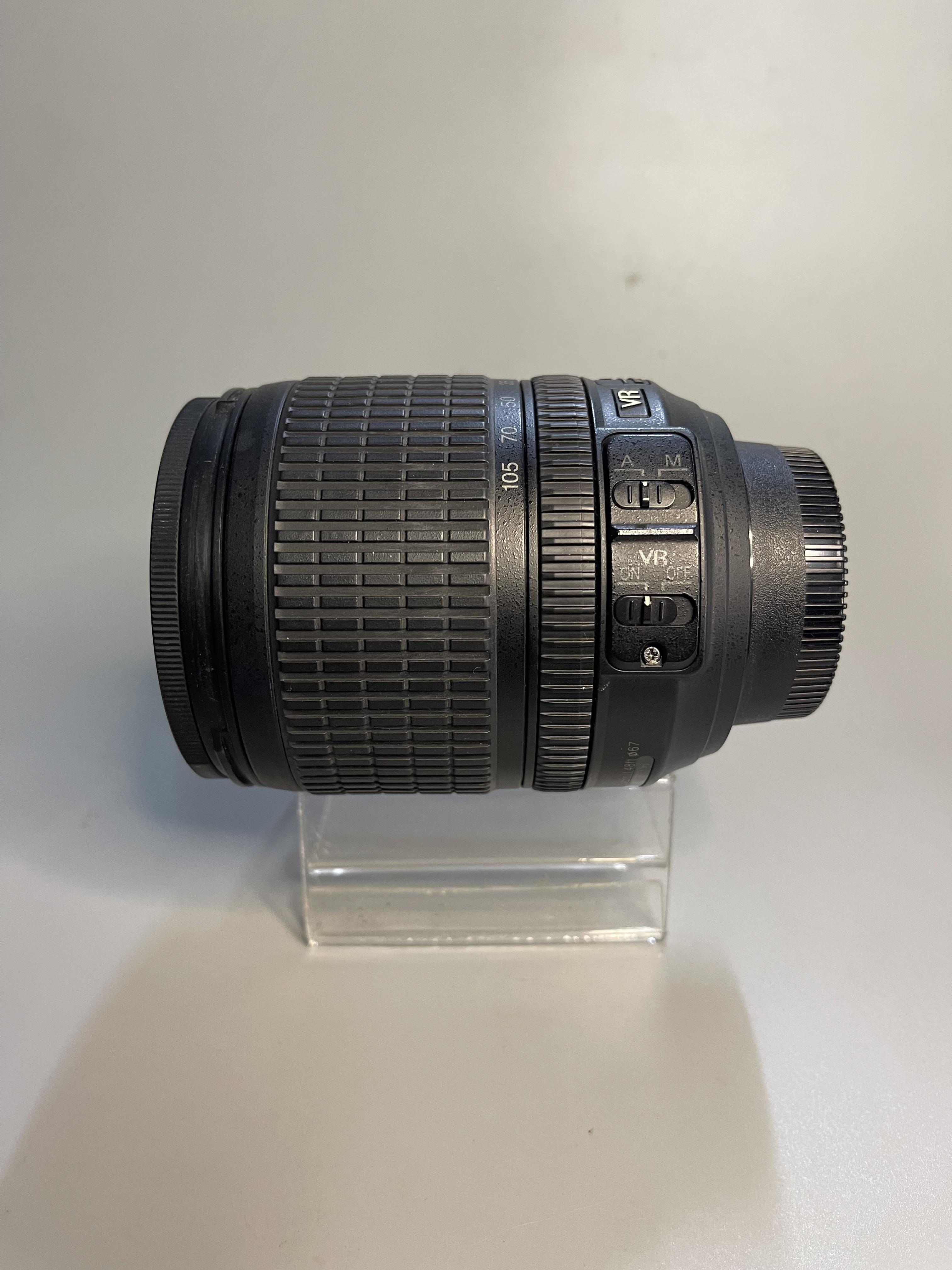 ขายเลนส์ Nikon18 105mm f3.5 5.6 ED VR DX เลนส์ซูม มือสอง คัดคุณภาพ คมชัดสูง โฟกัสไว พร้อมใช้งาน