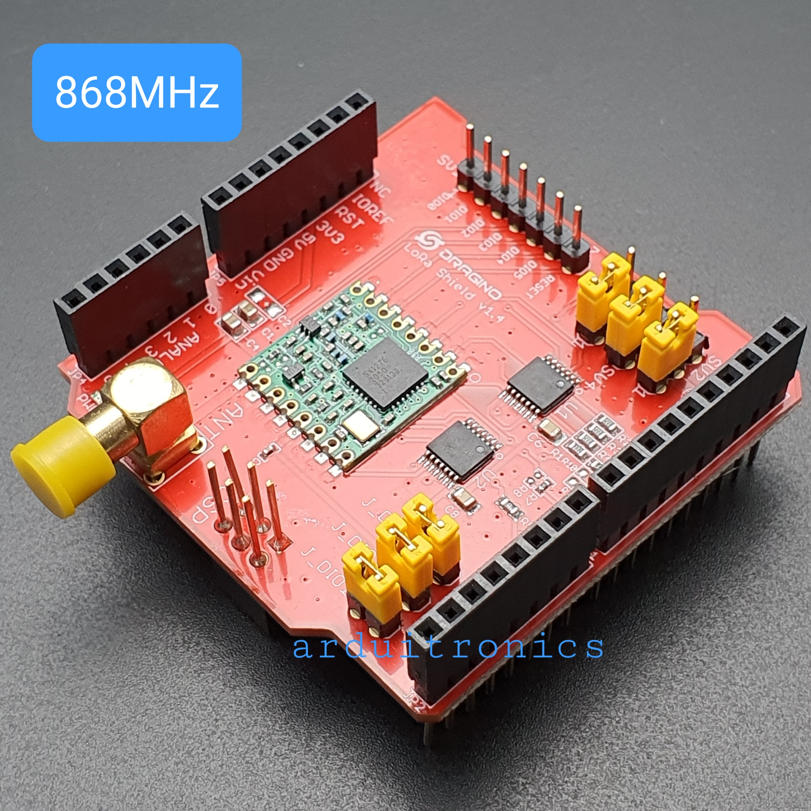 LoRa Shield 868MHz for Arduino Module Lora Shield (แถมเสาอากาศ)