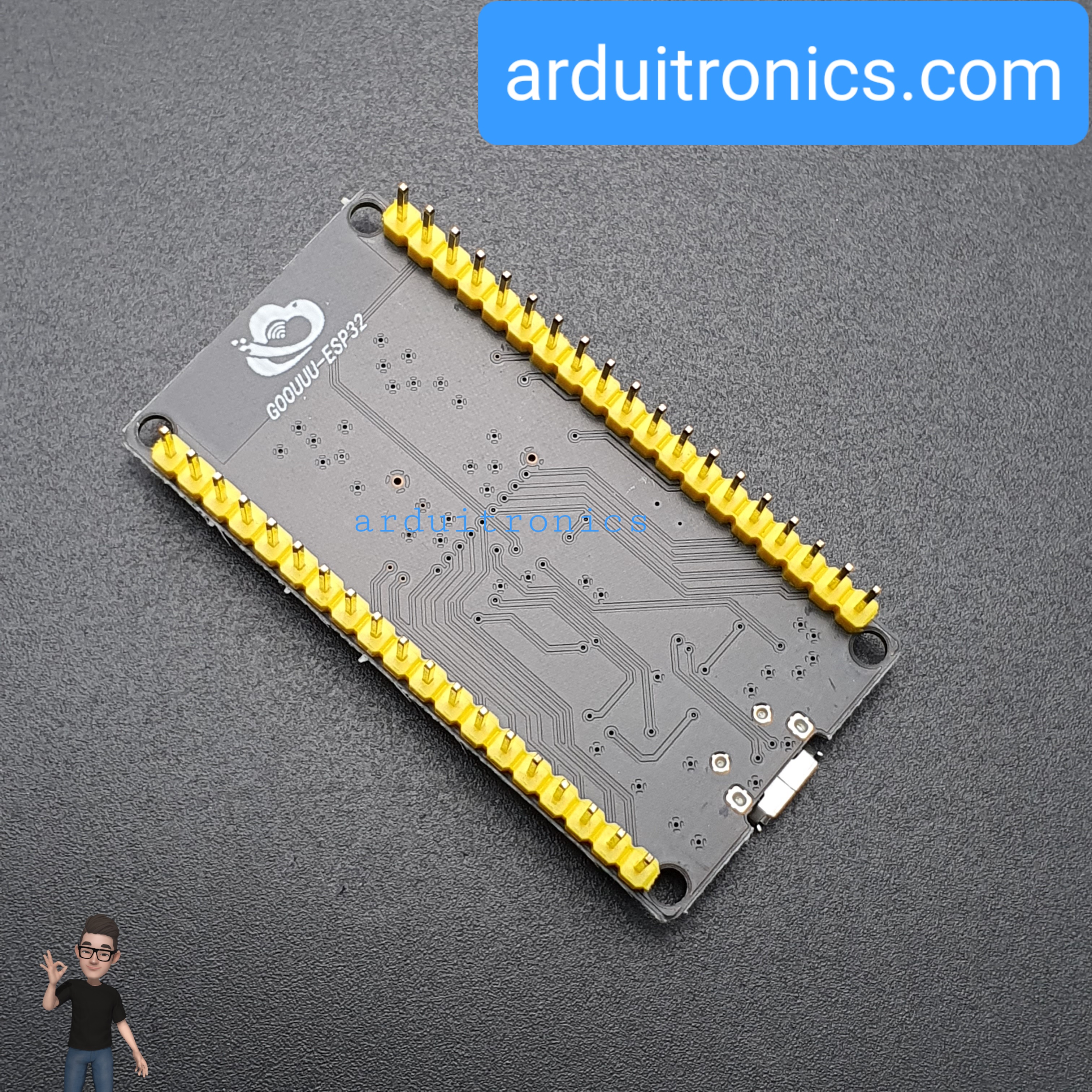 บอร์ด ESP32 NodeMCU ESP32 DEVKIT Wi-Fi and Bluetooth (CP2102) 38 pin