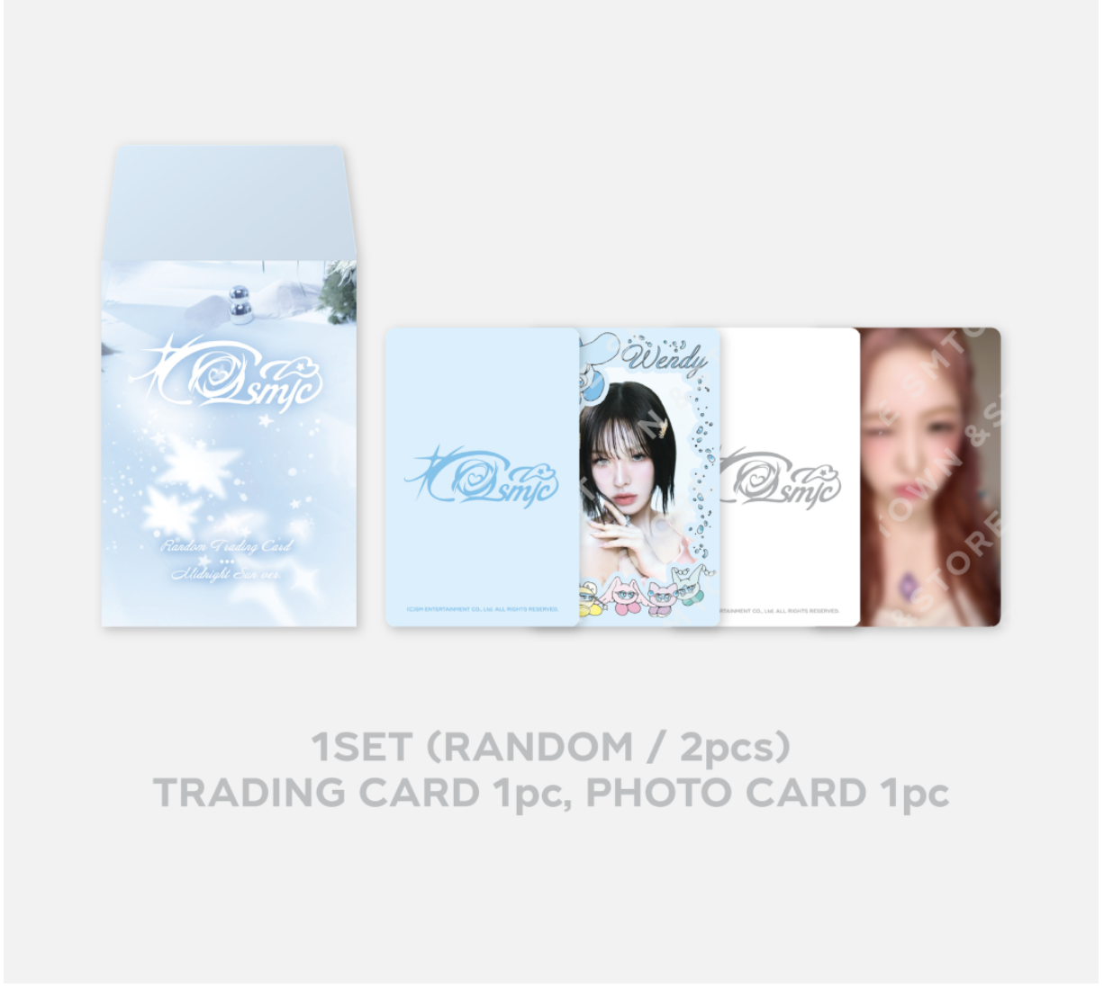 Red Velvet -Red Velvet - Cosmic MD -Trading Card แบบ B ver (การ์ดสุ่ม 2 ใบ นะคะ )