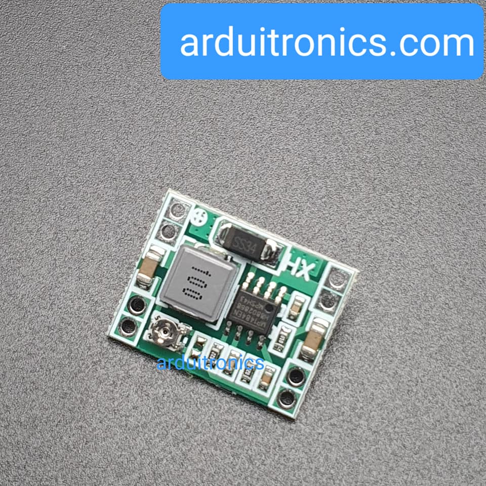 MP1484EN Step Down Module โมดูลแปลงไฟแบบปรับค่าได้จาก 4.75-23V เป็น 1-17V กระแส 1.8A สูงสุด 3A