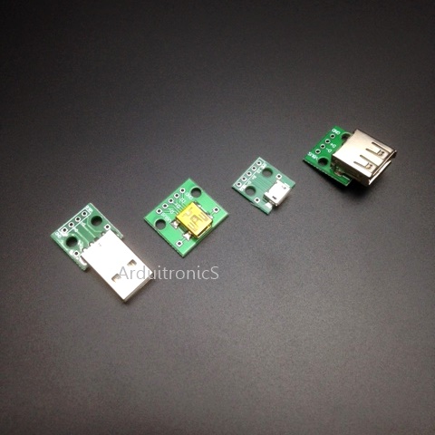 USB 2.0 Male to DIP Converter Breakout