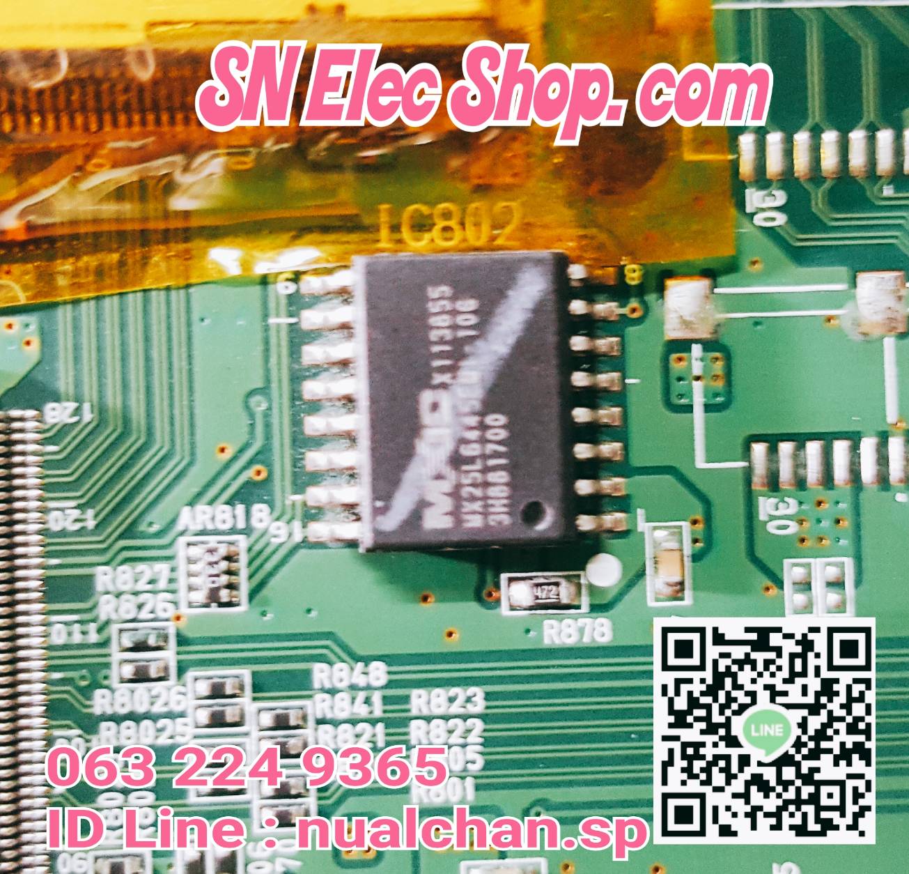 IC MEM รุ่น 42LK410-TB.BTMYLJT EBR73476702 ตำแหน่ง IC802