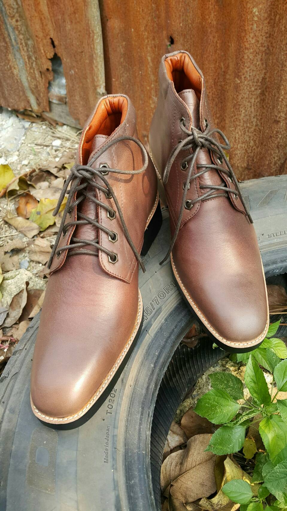 Meiky Plus Ko (Brown EXT.) 8.5-10 สินค้าสั่งผลิตพิเศษ