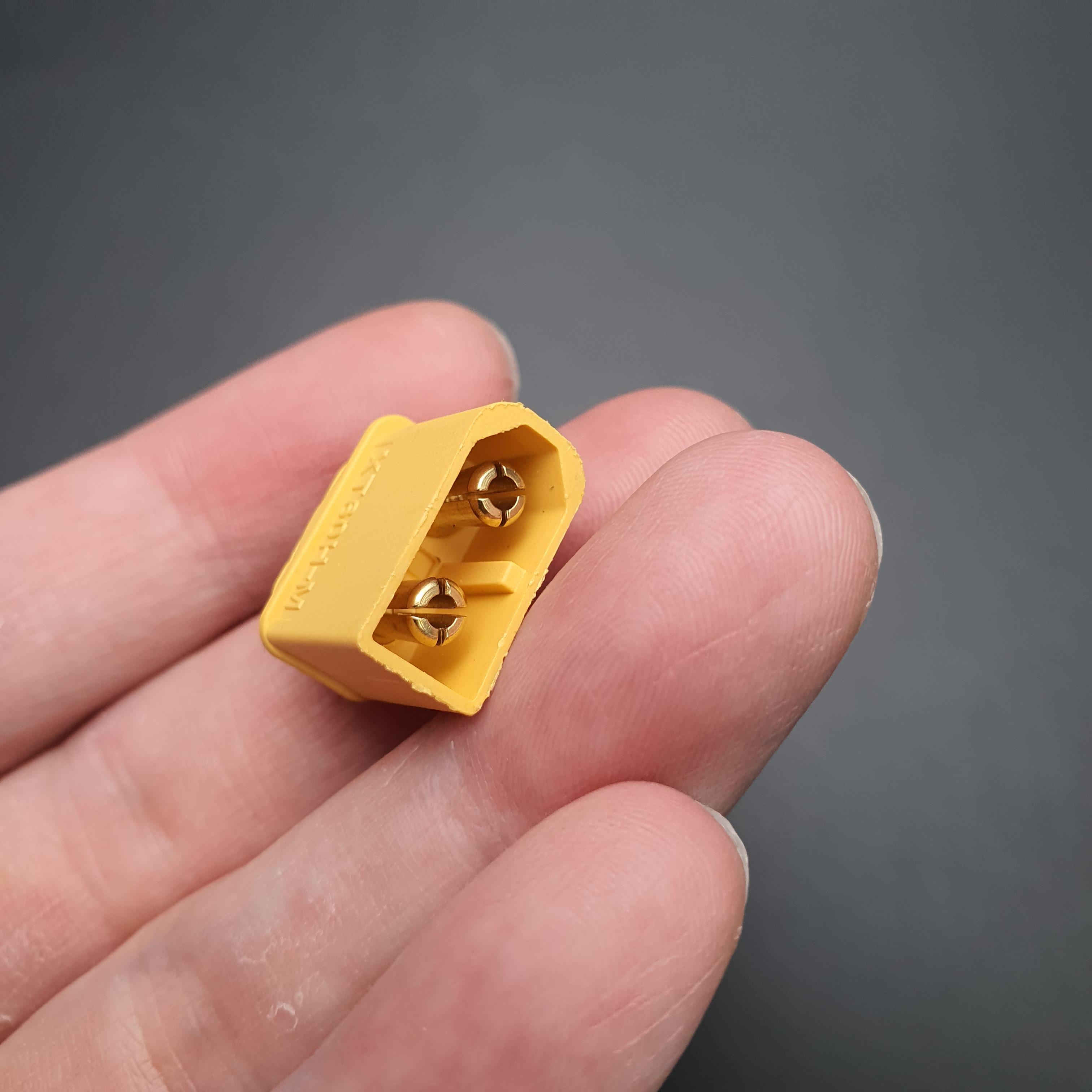 ขั้วต่อแบตเตอรี่ XT60H-M ปลั๊กเชื่อมต่อแบตเตอรี่ลิเธียม ตัวผู้ จำนวน 10 ชิ้น