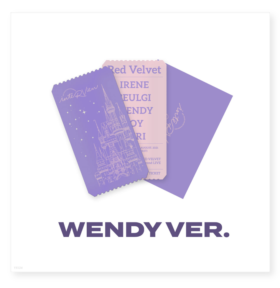 Red Velvet - แบบ WENDY SPECIAL AR TICKET SET Beyond LIVE - ของสะสม Beyond LIVE - Red Velvet Online Fanmeeting - inteRView vol.7 : Queendom