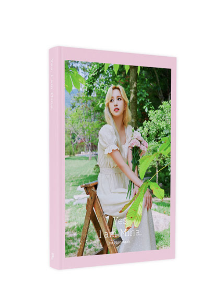 TWICE - Mina - 1ST PHOTOBOOK [Yes, I am Mina] หน้าปก Pink ver