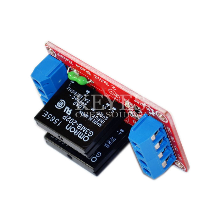 Keyes 2 Channel Solid State Relay Module (SSR) Red PCB - 5V