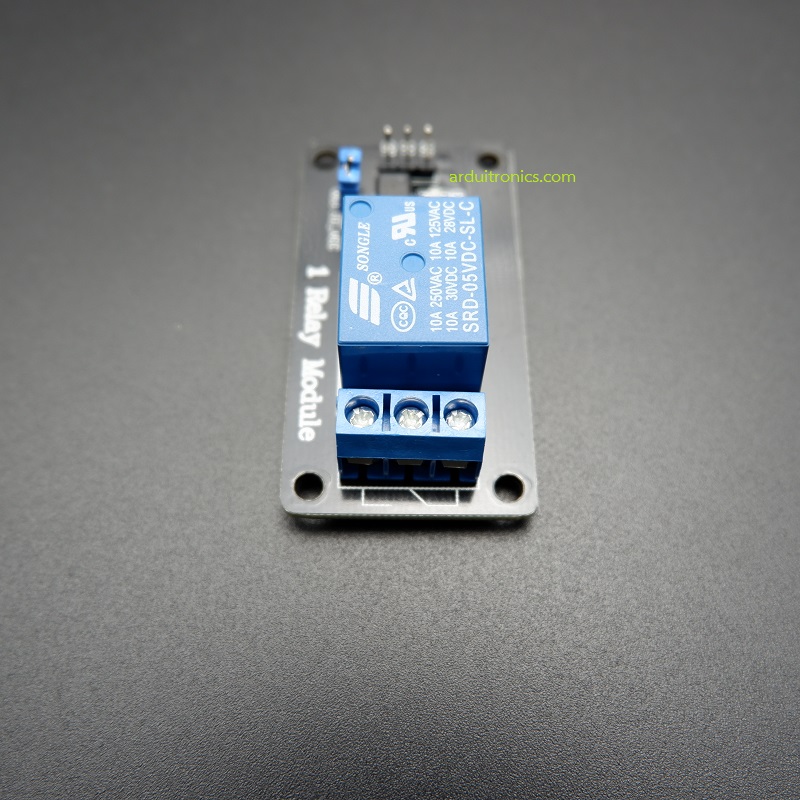 5V 1 Channel Relay High/Low Level Trigger Optocoupler Relay Module (Black PCB)