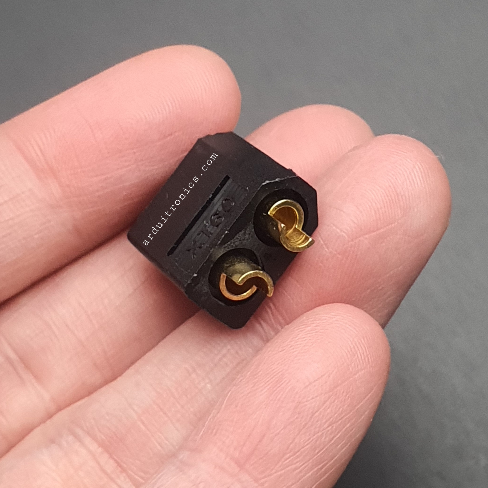 ขั้วต่อแบตเตอรี่ XT60 ปลั๊ก RC ตัวผู้-ตัวเมีย(ขายเป็นคู่), XT60 Male Female Bullet Connector Plug สีดำ