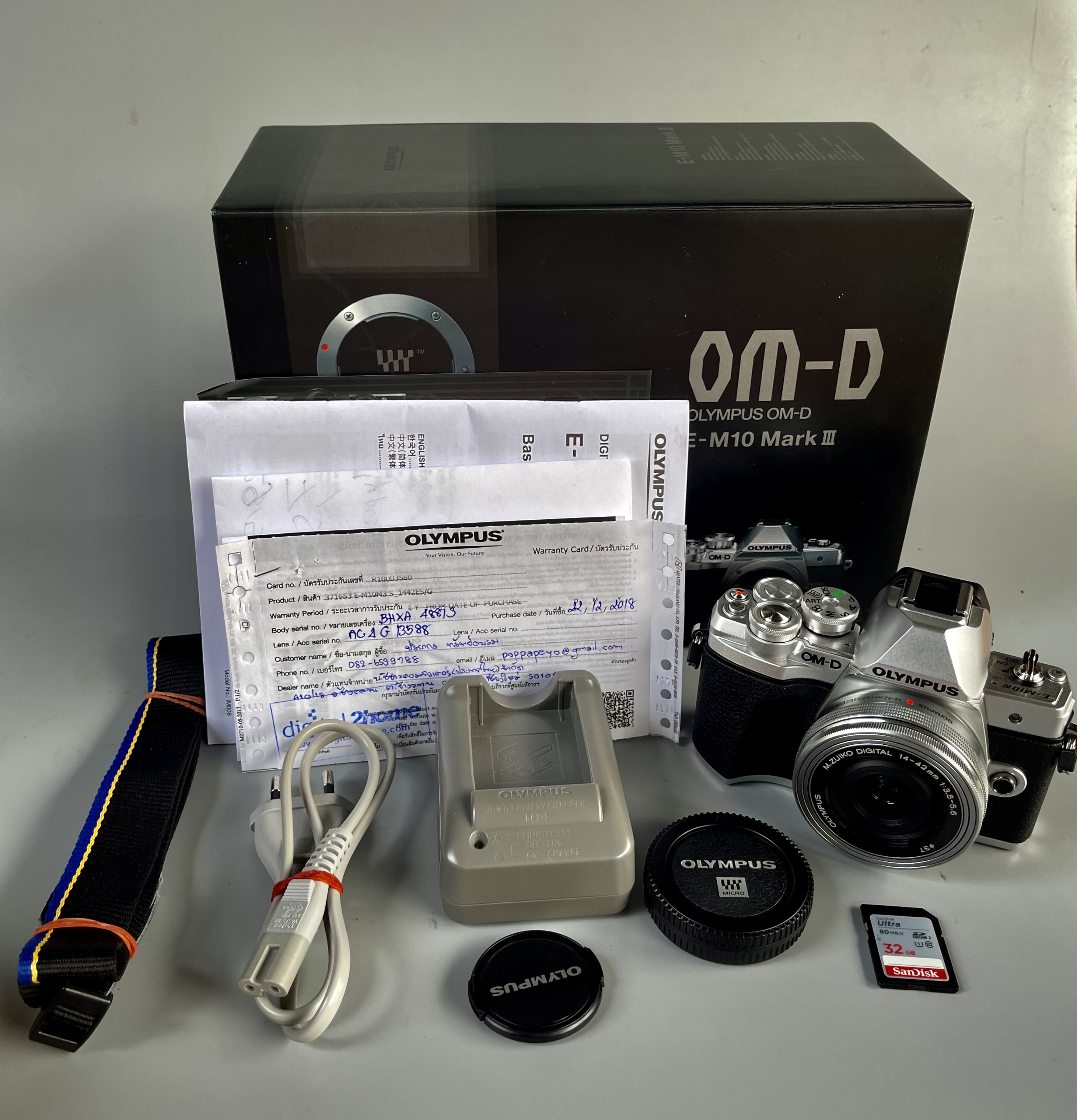 ขาย Olympus omd e-m10 mark III เลนส์ 14 42mm f 3.5 5.6 EZ