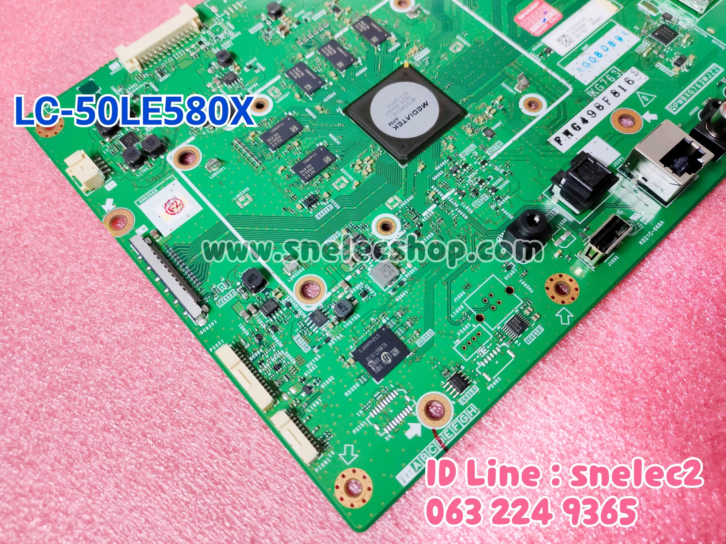 Main Board SHARP เมนบอร์ด ชาร์ป รุ่น LC-50LE580X อะไหล่แท้ ใหม่
