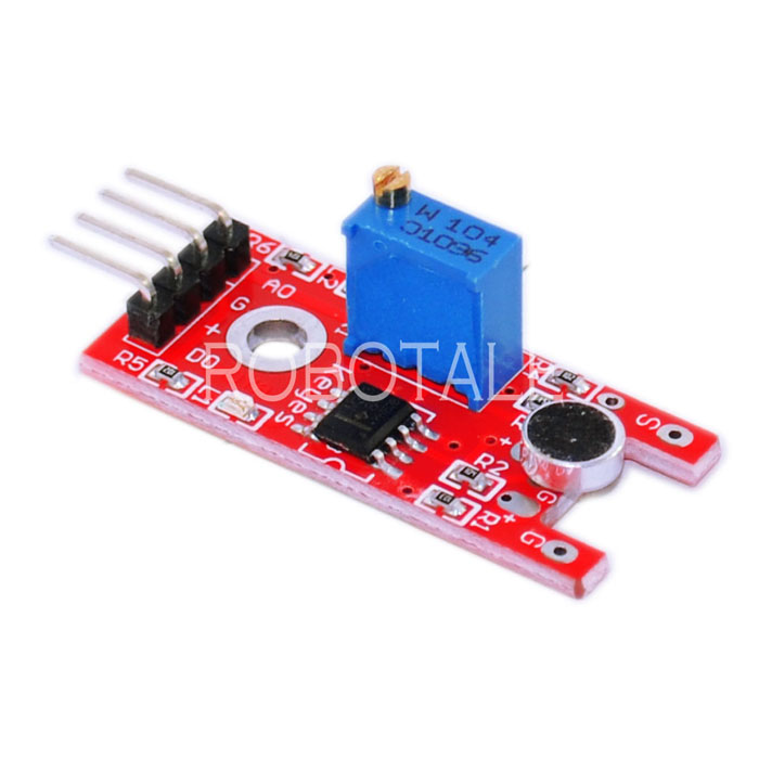 Arduino KY-038 Sound Sensor Module (with Analog & Digital Outputs) - Flat Head