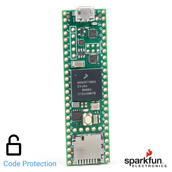[Lockable] Teensy 4.1 with Copy Protection (ARM Cortex-M7 at 600MHz)