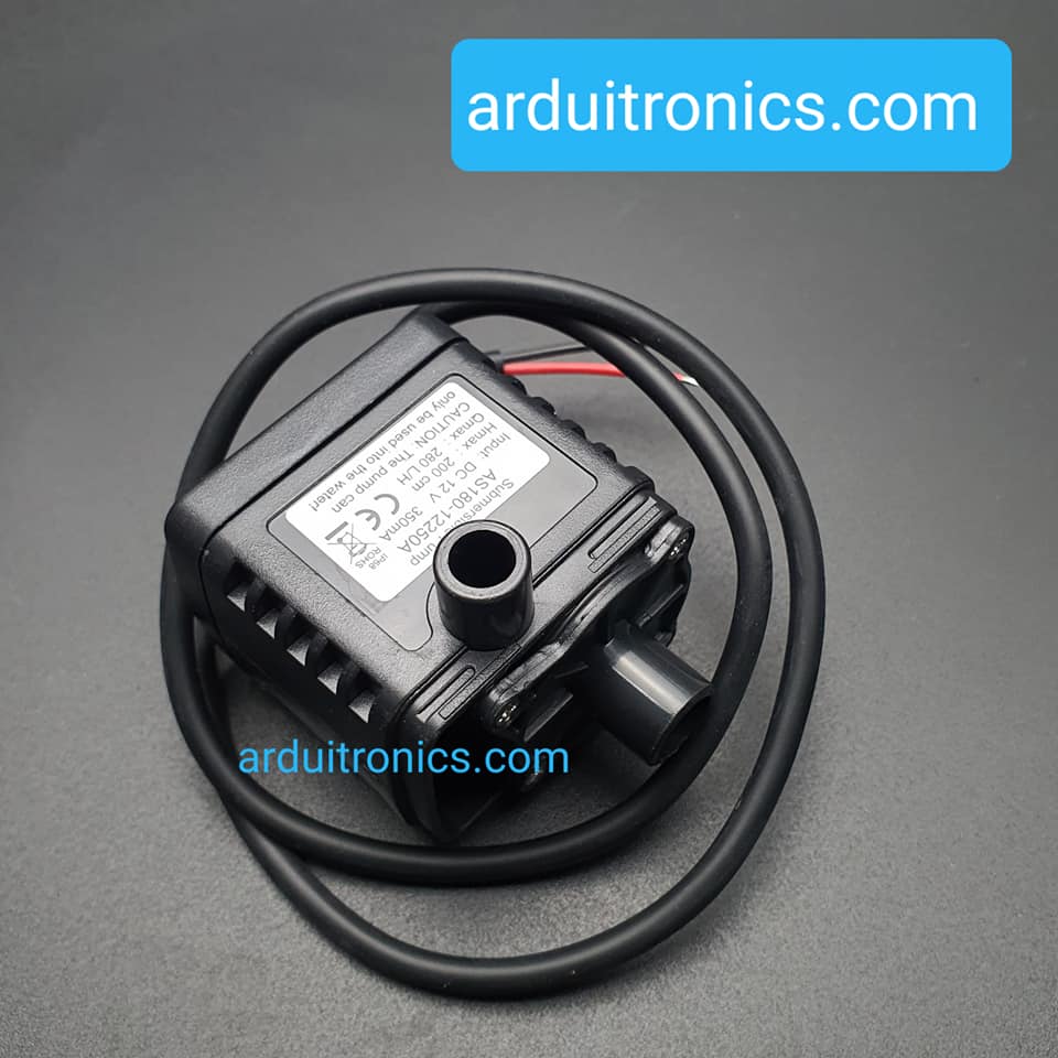 Water Pump ปั๊มน้ำ DC12V รุ่น AS180-12250A (ปั๊มตู้ปลา ปั๊มดูดปุ๋ย)