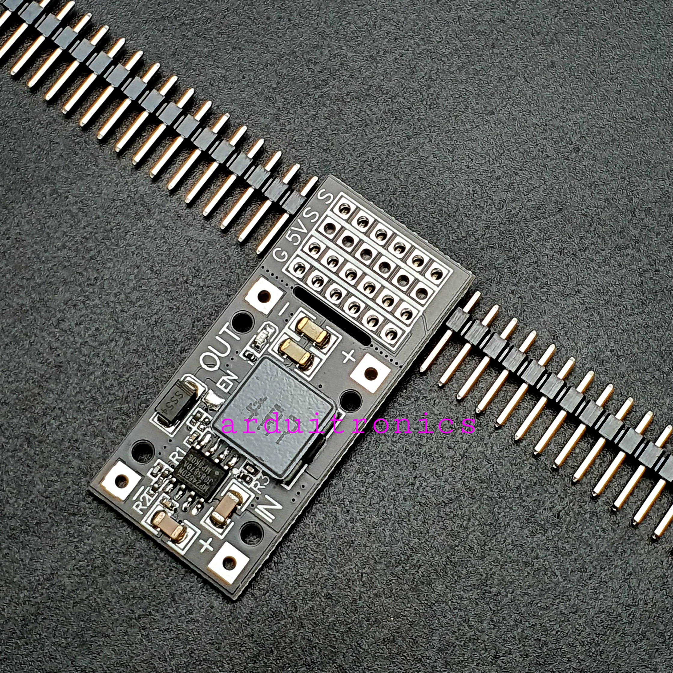 Step Down Module MP2482 แปลงไฟจาก 7-24V เป็น 5V กระแสสูงสุด 5A (แถมฟรี Pin Headers)