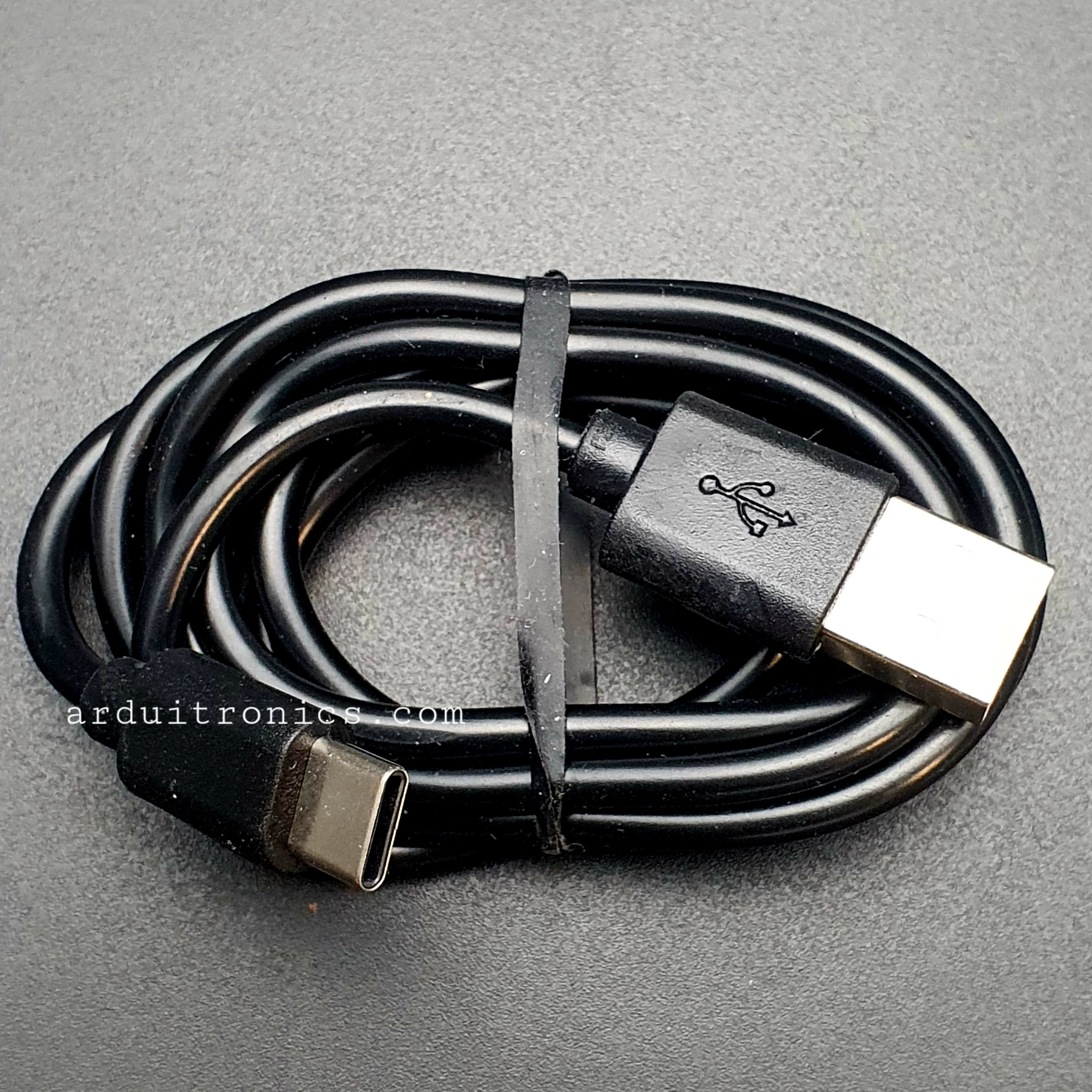 Type-C USB Cable (1m) สีดำ