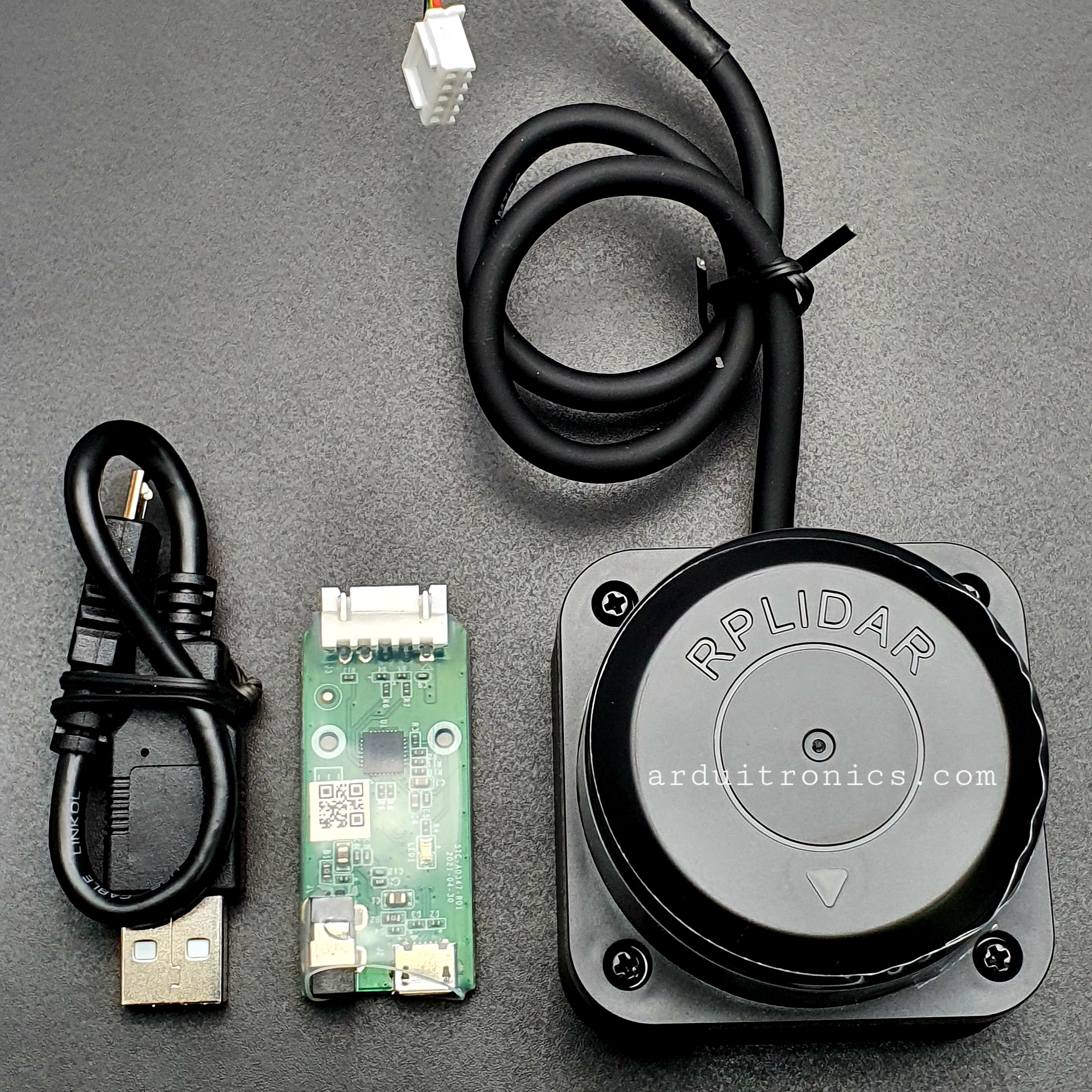 RPLIDAR C1 (0.05-12m) DToF LIDAR - HD High Definition (ROS Supported)