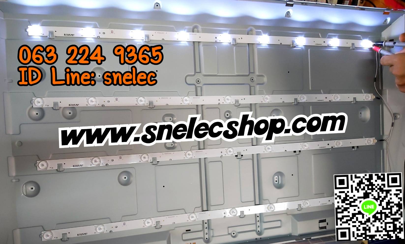 หลอด LED Sharp : LC-40LE275X ขายยกชุด สภาพดี ไม่เหลือง