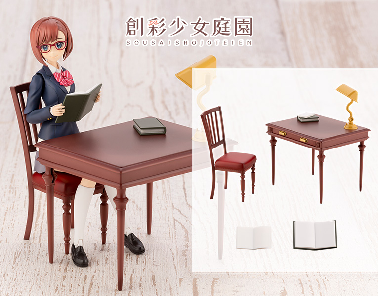 Kotobukiya Sousai Shojo Teien 1/10 After School Retro Desk